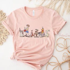 Winnie The Pooh Disney Cartoon Character Graphic Print T-Shirt